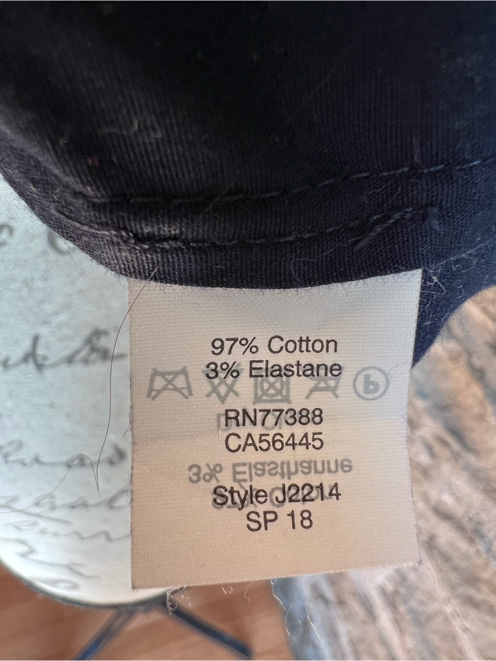 J. Crew size 4 Navy Ruffle-Trim top - Picture 12 of 12